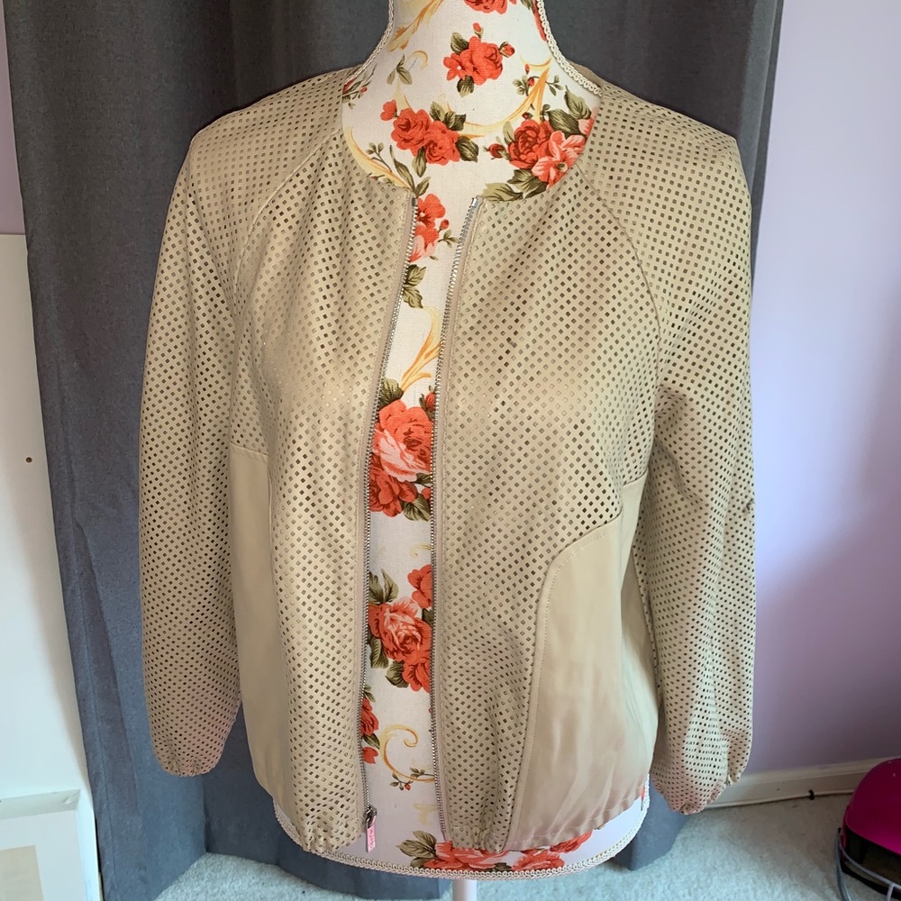 Calvin Klein zip up bomber jacket